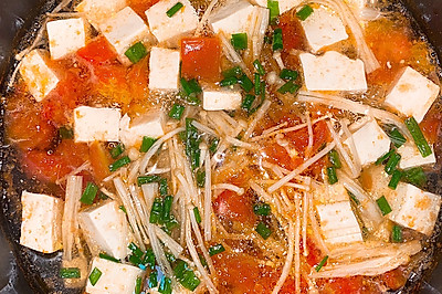 减脂餐 | 番茄豆腐菌菇汤
